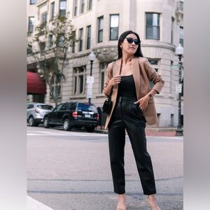 Express leather pants